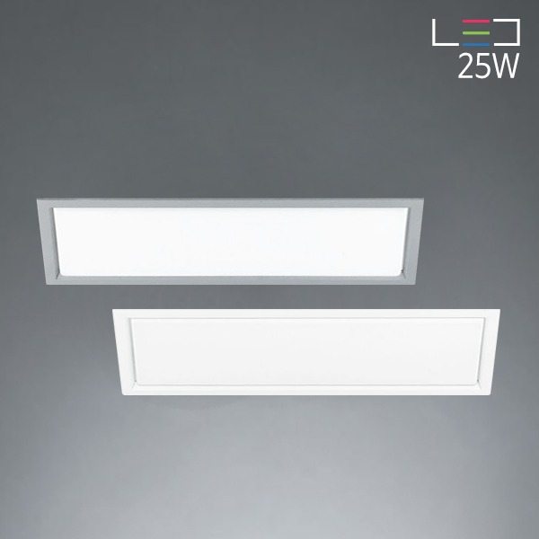[LED 25W] 벤트 직사각 세면등(매입등) 욕실등 타공 :560 x 140
