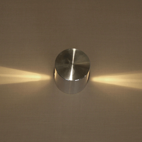 헤븐 원통 벽등 78mm(알루미늄)(2/4구)