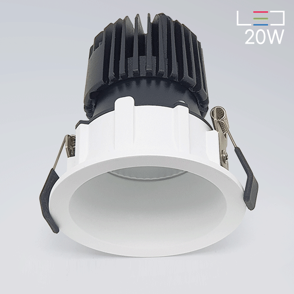 [LED 20W] 유아이 원형 매입등 대 / 타공:120mm