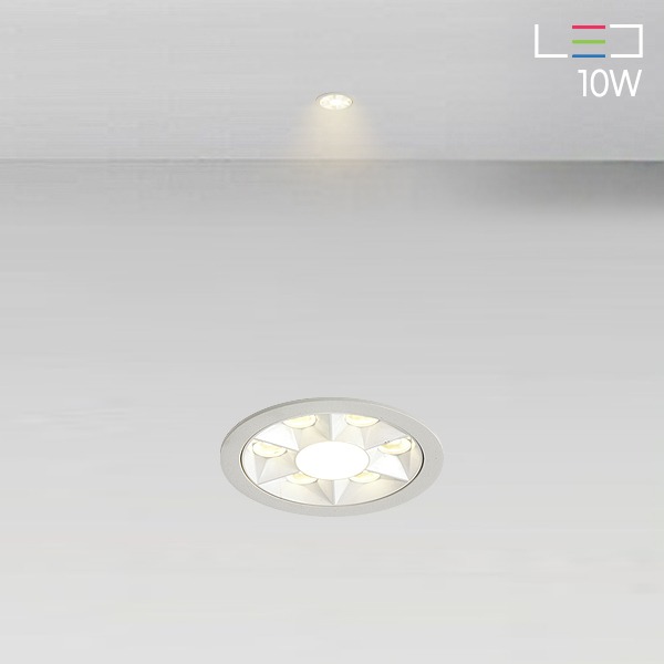 [LED 10W] 가디언 3인치 원형 매입등 (타공:75mm)