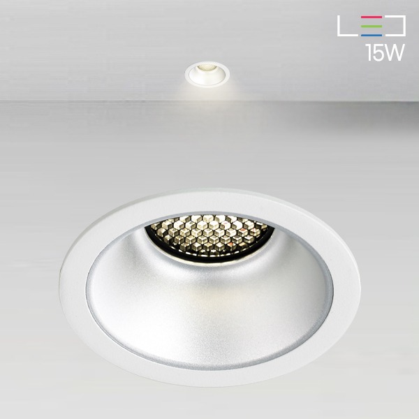 [LED 15W] 샤이닝 3인치 방습 매입등 욕실등(타공:75mm)