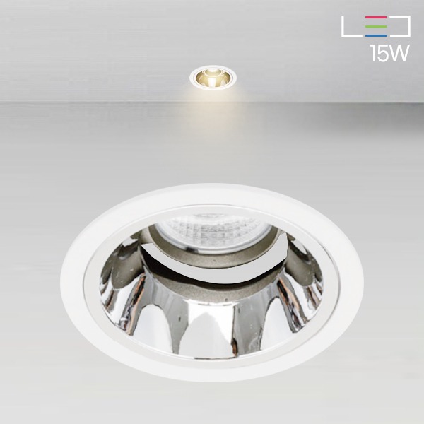 [LED 15W] 크랭스 회전 매입등 (타공:75mm)