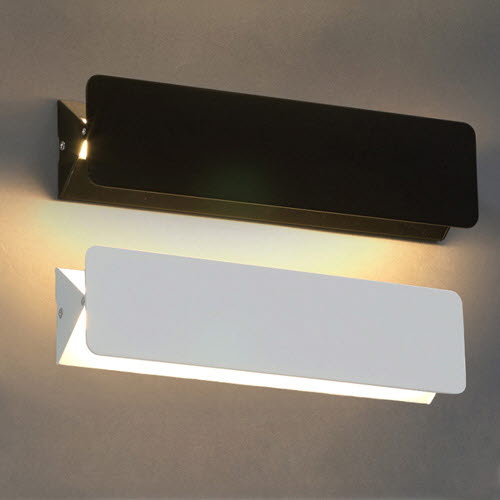 [LED 9W] 오독 1등 벽등 (A형) (백색/흑색)