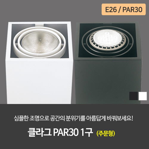 클라그 PAR30 1구 주문형 (흑색/백색)