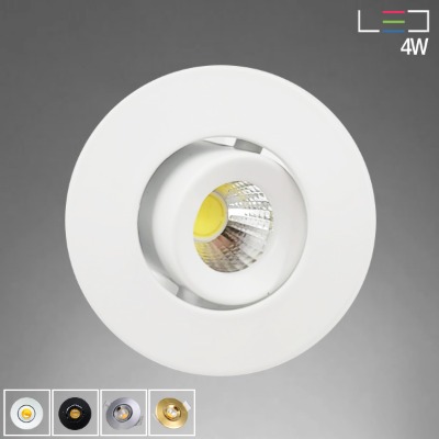 [LED 4W] 테바 원형 매입등 타공:45mm~55mm (4color)