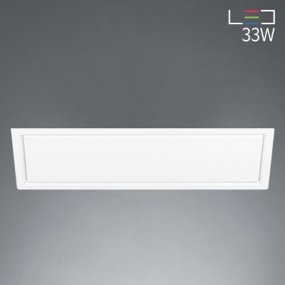 [LED 33W] 벤트 직사각 중 더블 매입등 (타공 :920 x 220)
