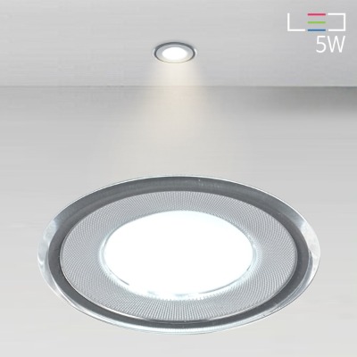 [LED 5W] 옴브 직부 매입등 (타공:ø75)