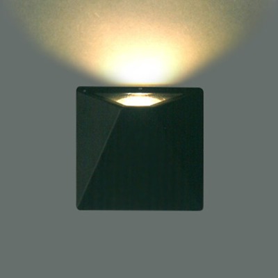 [LED 5W]투포커스 방수 벽등(B형)(백색/흑색)