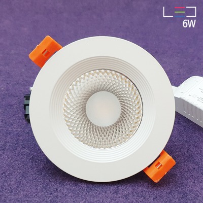 [LED 6W] 마샤 원형 매입등 (타공:70mm~80mm)
