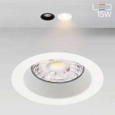 [LED 15W] 레오 원형 매입등 (타공:55mm)