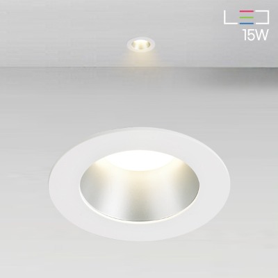 [LED 15W] 스페이스 4인치 원형 매입등 (타공:90mm)
