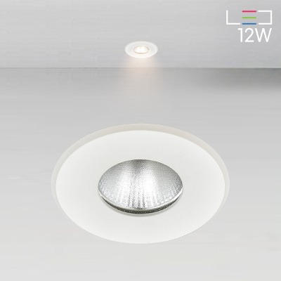 [LED 12W] 로니 방습 매입등 (타공:65~75mm)