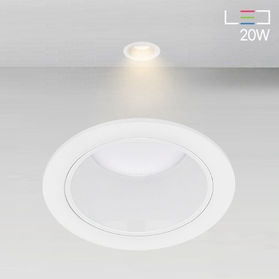 [LED 20W] 벨릭스 방수 매입등 (타공:120mm)