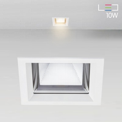 [LED 10W] 헤이브95 사각 방수(IP65) 매입등 (타공:95x95)