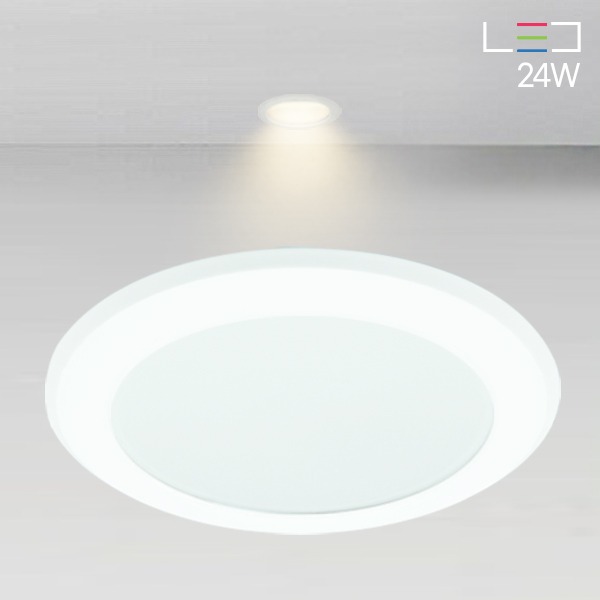 [LED 24W] LED 뉴에코 슬림 매입등 7인치