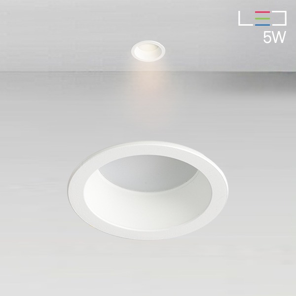 [LED 5W] 2인치 보급형 아크릴 매입등 (타공:50mm)