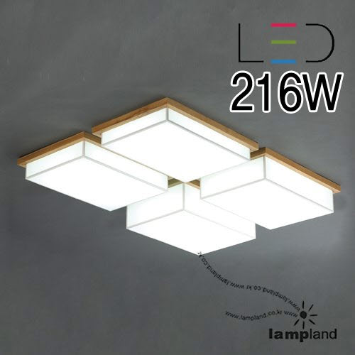 [LED 216W]그랜드(4조각) 거실등(1조각당 54W)